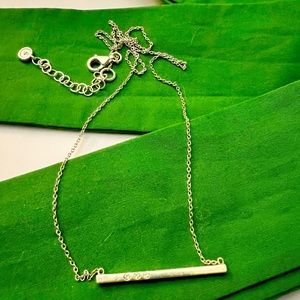 Silpada Sterling silver bar necklace